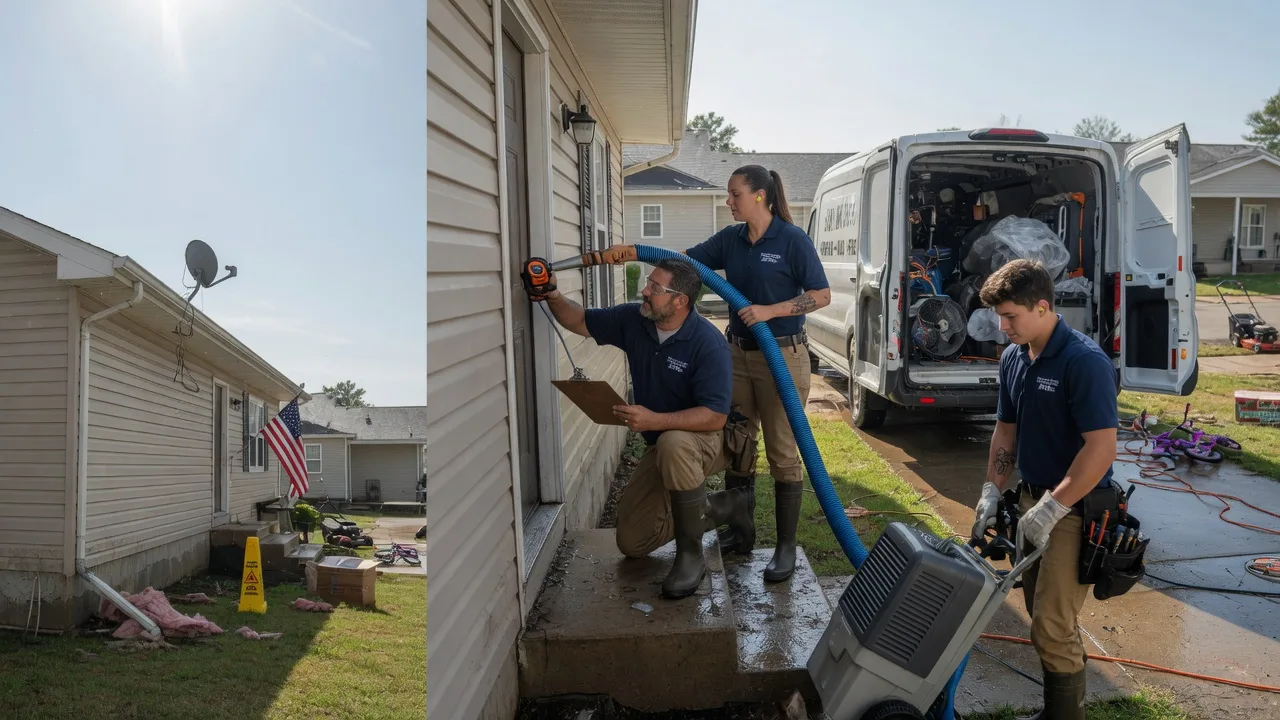 Ceiling Water Damage Restoration in Fishersville, VA near me